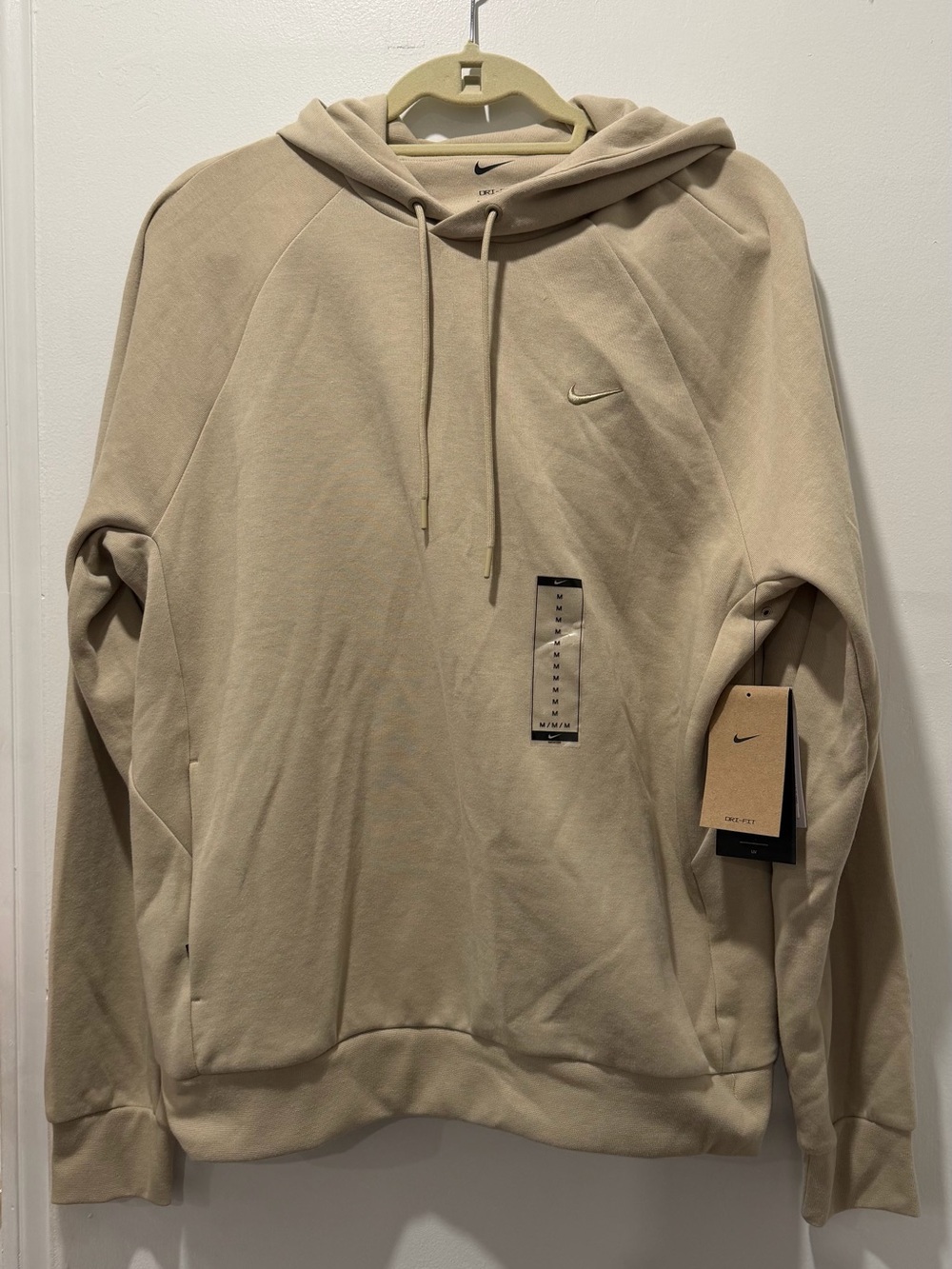 Nike Men's Taupe Pull-Over Hoodie